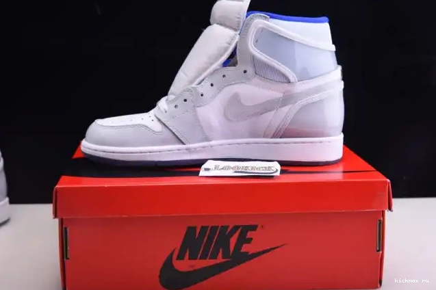Cheap Kickmax Retro CK6637-104 Zoom White Racer 1 Air High Blue Jordan 0409